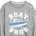 thumbnail image 3 of Instant Message - Transportation - Boat Bros - Toddler & Youth Long Sleeve Graphic T-Shirt, 3 of 6