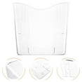 thumbnail image 4 of Shisuyan Wall Mount Magazine Shelf for Home Clear Acrylic Document Holder Display Rack Transparent Wall Office Organizer Literature Catalog Rack for Home or Office, 4 of 9