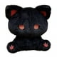 thumbnail image 3 of Peluche de juguete sentado, muñeco de peluche, decoración del hogar, adorable, coleccionable, lindo peluche negro y rojo, 3 of 9