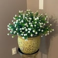 thumbnail image 7 of Artificial Flowers for Outdoors, Outdoor Faux Plants, 12 Bundles UV Resistant Realistic, Faux Flowers for Outdoor Planters, Spring Summer Home Garden Decoration, White, 7 of 7