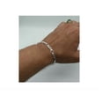 thumbnail image 1 of Pulsera de plata 925 modelo Fígaro italiano para hombre de 20 cm de largo, 1 of 5