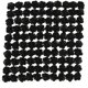 thumbnail image 2 of 100 pedazos / set los granos ahuecados de los cequis florecen para los artes de coser 20m m negro Sunnimix Flor de lentejuelas, 2 of 6