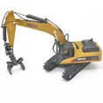 thumbnail image 2 of For Huina alloy die-casting grabbing machine 1:50 engineering construction model excavator boy metal birthday gift toy car, 2 of 6