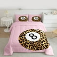 thumbnail image 2 of Castle Fairy 2-Piece Twin Leopard Billiards Bedding Comforter Set, 2 of 8