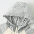 thumbnail image 5 of Spazoro Girls UPF 50+ Sun Protection Jacket, Lightweight Hooded Zip Up Quick Dry Breathable Fashion Clothes for Outdoor Blue Size 9-10, 5 of 7