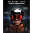 thumbnail image 3 of Auriculares Bluetooth para casco de esquí Doohoeek 2025 IPX5, 3 of 7