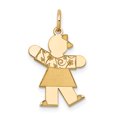 thumbnail image 1 of 14K Yellow Gold Kid Charm, 1 of 2