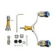 thumbnail image 2 of Double Reel Handle, DIY Fishing Reel Balancer Set Spiral Dual Interface  For Maintainence Yellow, 2 of 8