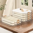 thumbnail image 4 of Ycandiee Food Storage Containers, Plastic Cookie Containers, Stackable Cookie Carrier, Dumpling Storage Box, Food Containers with Lids, 4 of 7
