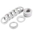 thumbnail image 3 of Uxcell E14 Light Socket Rings Lamp Shade Holder Adapter Ring White 12 Pack, 3 of 5