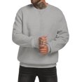 thumbnail image 3 of KISSMODA Men's Crewneck Sweatshirt Casual Long Sleeve Sweat Shirts Comfy Basic Winter Pullover Shirt, 3 of 4