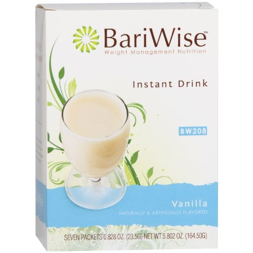 BariWise High Protein Drink Mix / Instant Low-Carb Hot Drink - Vanilla (7 Servings/Box) - Low Calorie, Low Carb, Fat Free, Gluten Free