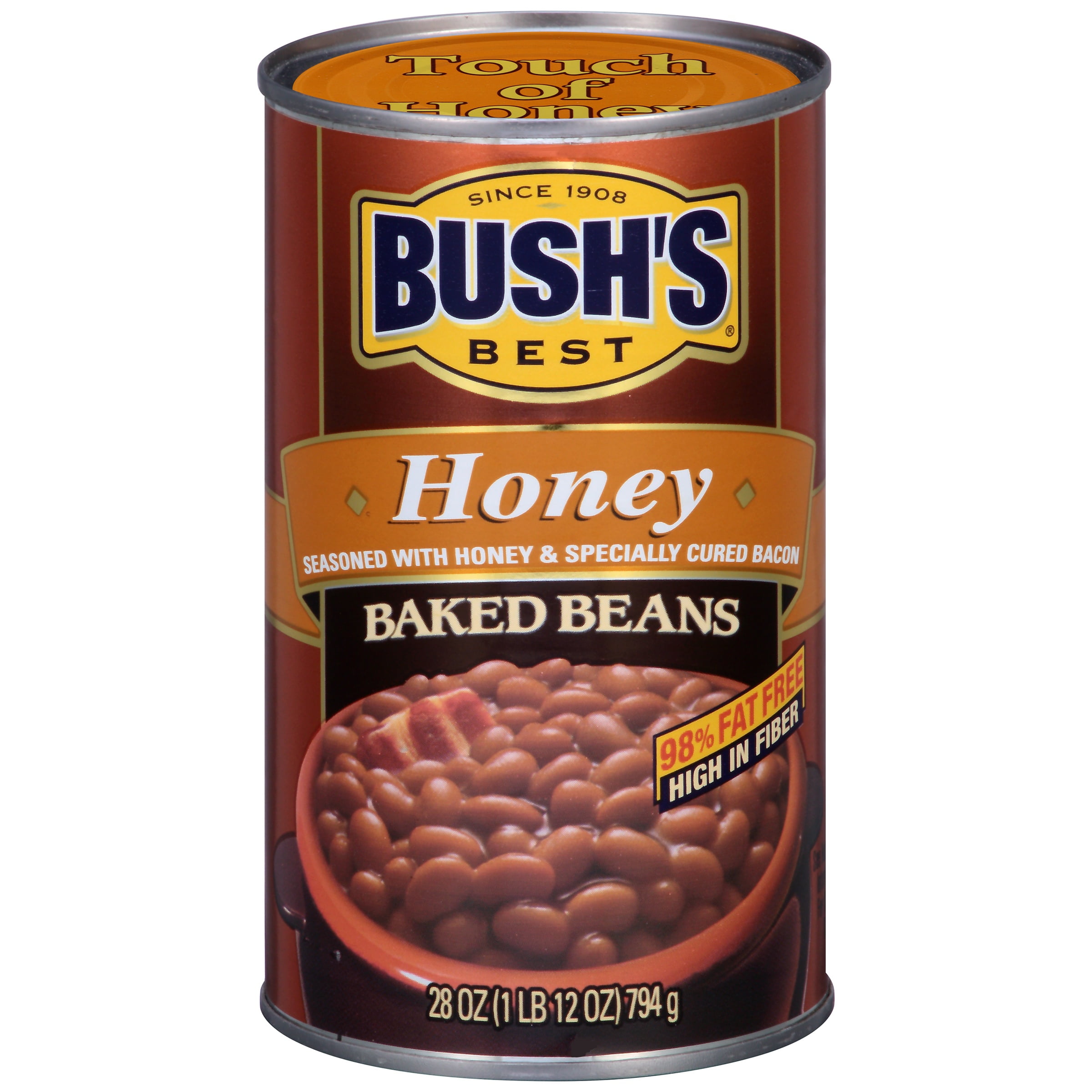 Bushs Best Honey Baked Beans, 28 oz by Bush Brothers & Company