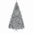 thumbnail image 5 of imerelez 8 FT Pre-lit Artificial Christmas Tree, Hinged Xmas Pine Tree with 1350 Branch Tips, 500 Lights and Remote Control for Holiday Party Office Home, Silver, 5 of 7