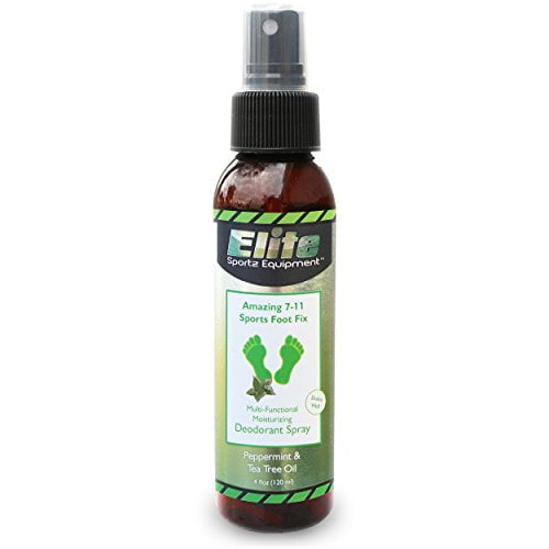 Elite Sportz Désodorisant pour Chaussures et Vaporisateur pour les Pieds - Fini les Chaussures Embarrassantes et Malodorantes Ou les Pieds Qui Puent avec Notre Très Populaire Vaporisateur pour les Pieds à la Menthe Poivrée et Assainisseur de Chaussures - 4 OZ