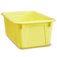 thumbnail image 4 of Pen+Gear Plastic Small Cubby Bin, Craft Storage, Soft Sulfur Yellow, 4 of 4