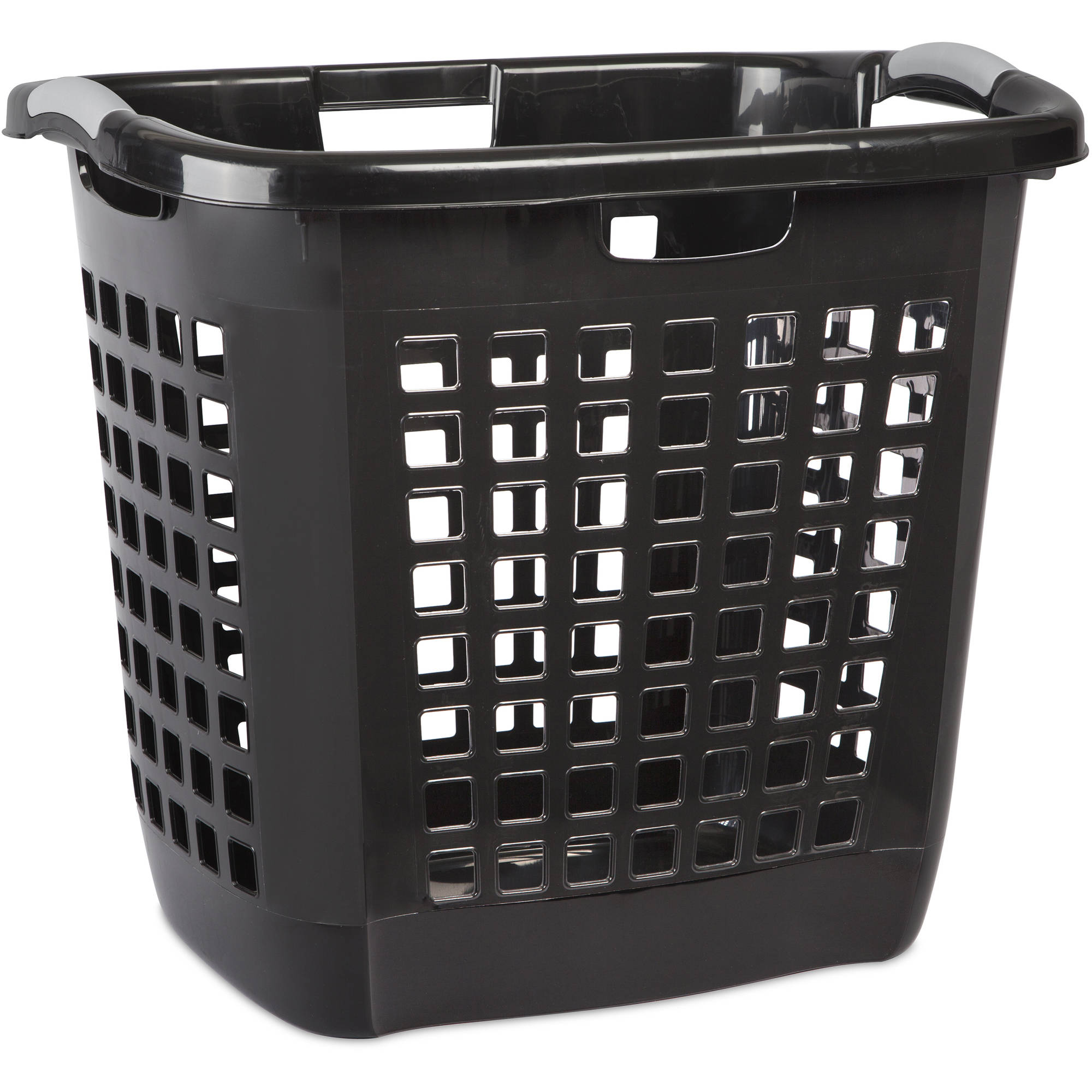 Sterilite Ultra Easy Carry Hamper, Black (Case of 4)