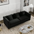 thumbnail image 6 of Rophefx Mid-Century Upholstered Sofa Couch for Living Room, Bedroom, Office, Apartment, 6 of 7