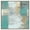 Silver Frame, variant on Misty Morning II Canvas Teal Abstracts by Art Remedy, Gallery Wrapped, 16 x 16