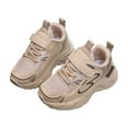thumbnail image 4 of CAICJ98 Girl Sneakers Kids Walking Sports Shoes Lightweight Breathable Tennis Shoes for Toddler Girls Brown (Toddler/Little Kid/Big Kid),11.5, 4 of 6