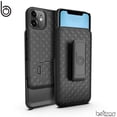 thumbnail image 2 of Case with Belt Clip for iPhone 11 6.1", BELTRON Shell & Holster Combo - Super Slim Shell Case with Built-in Kickstand, Swivel Belt Clip Holster for Apple iPhone 11r 6.1" - 2019, 2 of 9