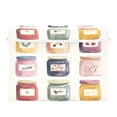 thumbnail image 7 of Yayeee Collapsible Cube Storage Bin with Lid Fabric Closet Decorative Basket with Handles, Beige Jam Jars, 7 of 7