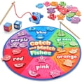 thumbnail image 1 of Juego de pesca magnético Montessori Toy Coogam con color y forma, 1 of 6
