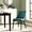 Teal, variant on Modway Viscount Fabric Dining Chair in Teal