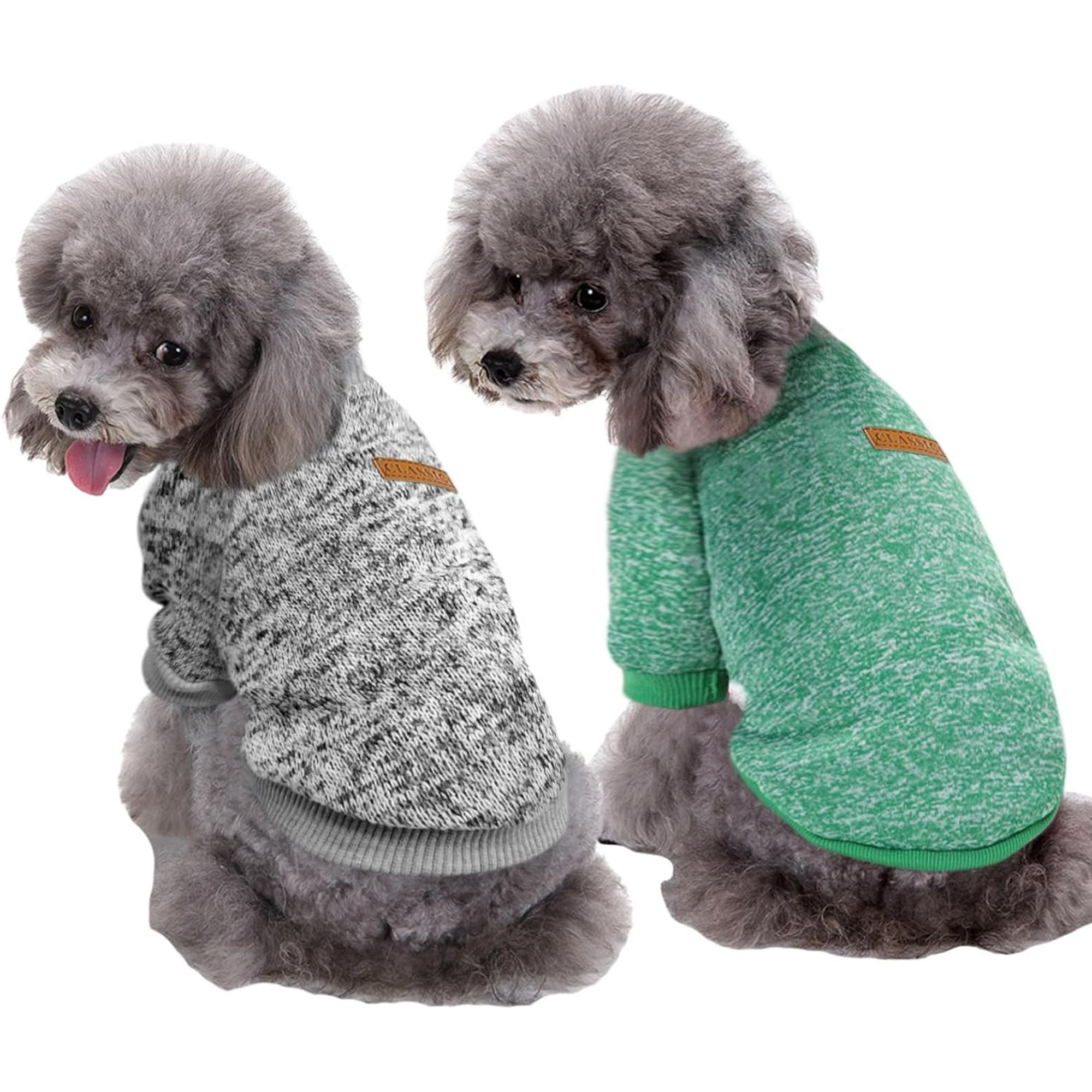 XINQIHANG Pet Dog Sweater Warm Dog Pajamas Soft Cat Sweater Puppy