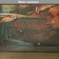 thumbnail image 6 of Ambesonne Fantasy Place Mats Set of 4, Spaceship in Canyon, Standard Size, Brown, 6 of 6