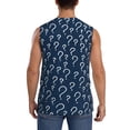 thumbnail image 4 of Zufioo Question Marks Men's Tank Top,Men's Sleeveless Muscle Shirts,Basic Sleeveless T Shirts Casual Active Hipster Tank Top,Moisture Wicking Odor Protection-Medium, 4 of 7
