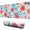 Pioneer Flower Floral-3, variant on Long Mouse Pads for Desk,Pioneer Flower Floral Print Pattern Desk Mats on Top Of Desks, Desk Mouse Pad Extra Large with 3mm Non-Slip Base and Stitched Edge for Gaming,Office,Work,Home 31.5"x11.8"