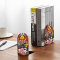 thumbnail image 5 of Gravity Falls Wooden Bookends For Shelves, Decorative Book Organizer Book Stand Desktop Organizer, 1 Pair, 5 of 8