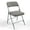 Gray, variant on VINGLI Padded Folding Chairs with Thick Seat Cushion, Portable, Durable & Extra Comfortable Foldable Chairs for Indoor & Outdoor Events, Banquet, Party, Dinning, Work, Craft, PU, Black, 1 Pack