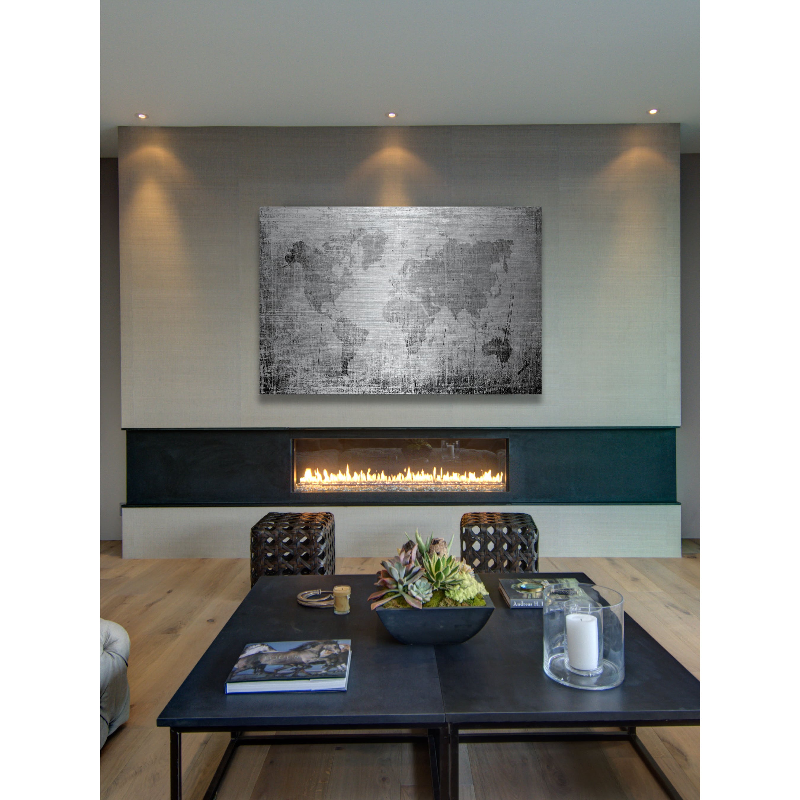 Parvez Taj Printed Abstract Maps Art Prints