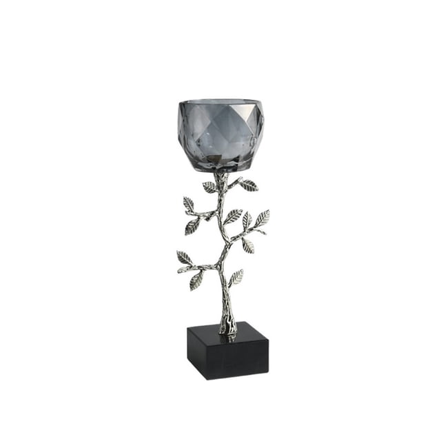 Candelabro de cristal de lujo ligero, adorno decorativo de aromaterapia for el hogar, sala de estar de alta gama, escritorio