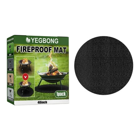 

Virmaxy Discount Round Fireproof Mat Barbecue Mat Stove Mat To Prevent High Temperature From Damaging The Grass Floor