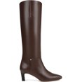 thumbnail image 2 of Franco Sarto Women's Timmy Knee High Boot Dark Brown Leather Wide Calf 10M, 2 of 6