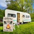 thumbnail image 6 of VOCHIC Spring Summer Camper Camping Garden Flag for Campsite Vertical 12x18 Double Sided, Welcome to Our Camp Site Small Camping Flags Outdoor Fire Pit Camper Camping Campsite Decoration (ONLY FLAG), 6 of 6