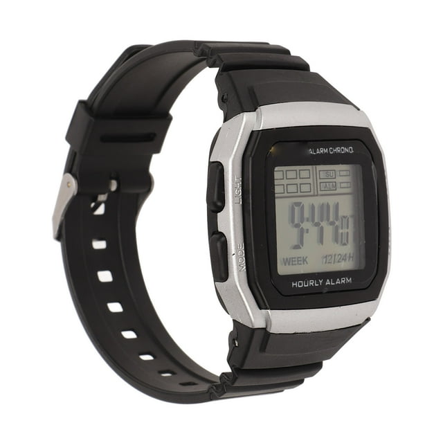 Sport Montre Numérique, Multifonction Antichoc Étanche Rétro Montre Chronographe Numérique Classique pour Étudiants Hommes