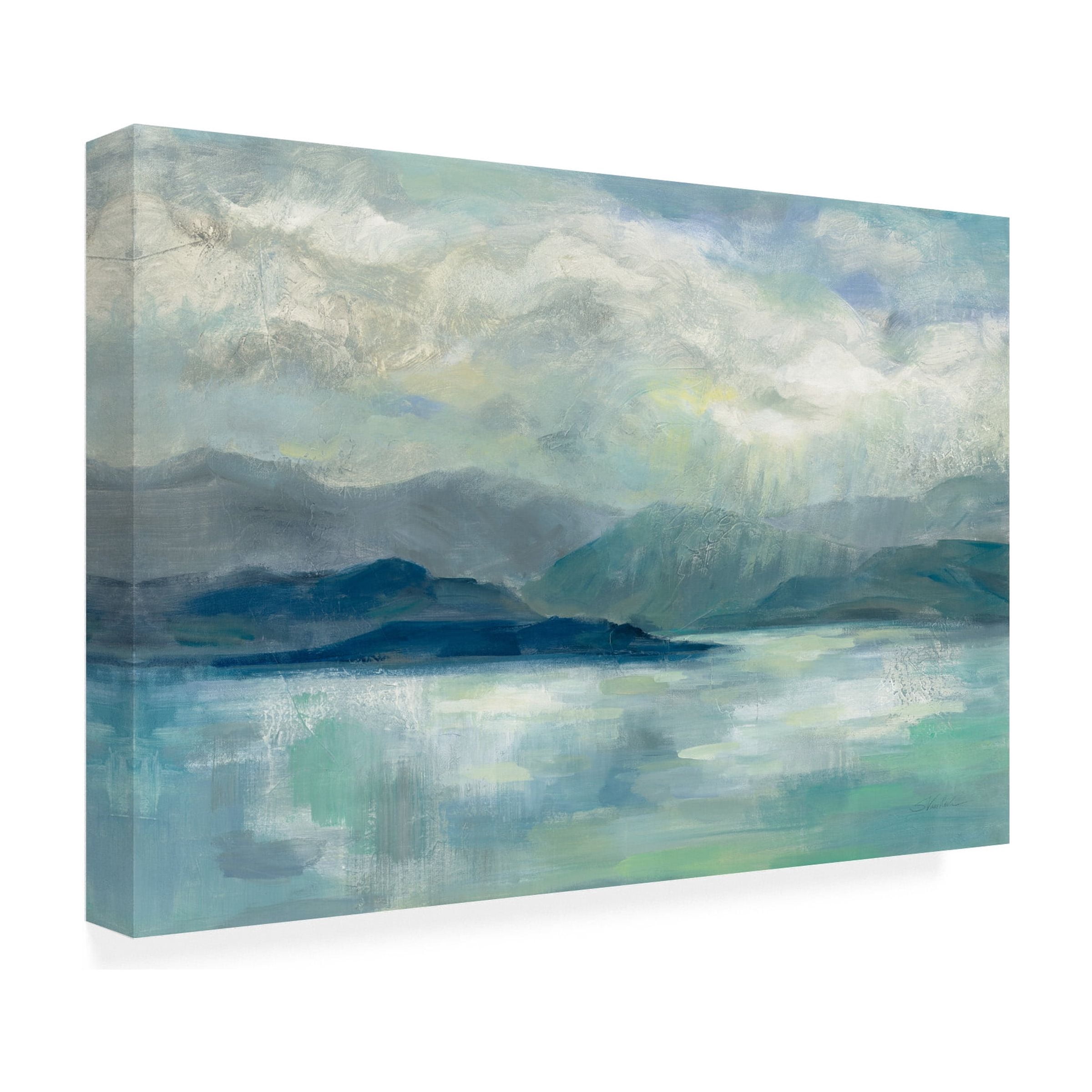 Trademark Fine Art Silvia Vassileva Early Sunrise Abstract Canvas Wall Art - 30x47