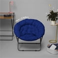 thumbnail image 4 of Urban Shop Chaise Soucoupe Surdimensionnée, Marine, 4 of 10