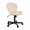 Beige, variant on Hawsaiy Shell-Shaped Swivel Office Chair, 360° Rotating Vanity Desk Chair with Rocking Function for Home Office, Bedroom, Makeup Vanity, Beige