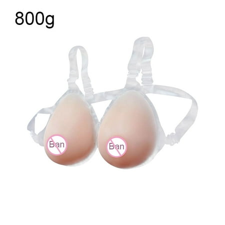 

1 Pair Fake Breasts Form Silicone Breast Plate Artificial Boobs for Show Cosplay Costume 600g