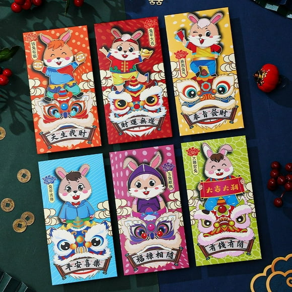 tredstone Cartoon Rabbit Year Spring Festival Chinese Zodiac Red Envelope