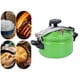 thumbnail image 4 of Olla a Presión Portátil Aleación de Aluminio Sopa Cocción de Arroz Olla de Cocción con Mango Anti-escaldado Camping Al Aire Libre Pic - Verde 3L Sunnimix Olla a presión, 4 of 8