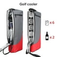 thumbnail image 3 of Advancent Golf Cooler Bag Portátil Oxford Tela Aislada Bebida Vino Titular Manga Senderismo Picnic Pesca Refrigeración Tote Gris Rojo Golf gris negro, 3 of 6