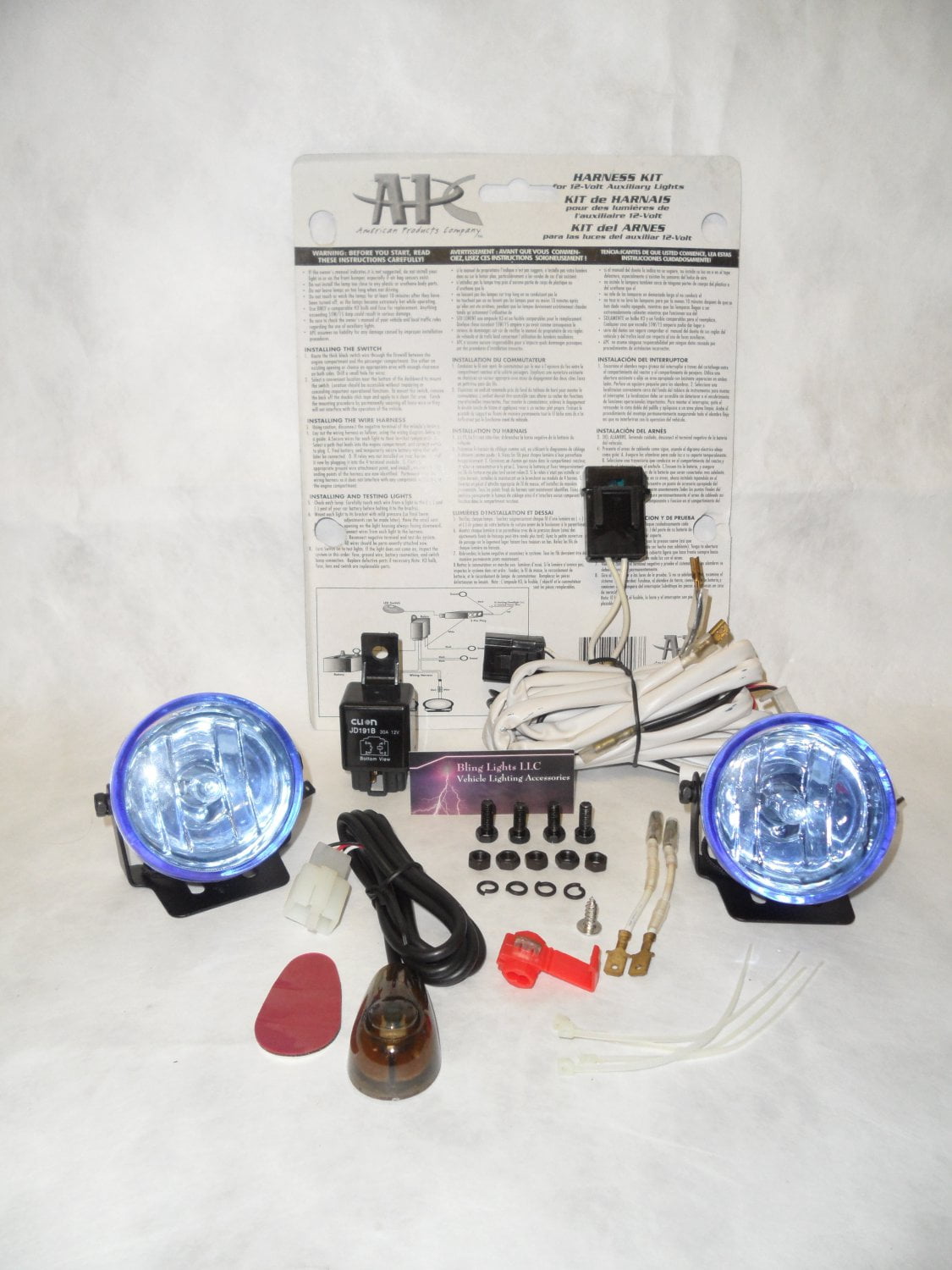 Small 2 5 Inch Round 70w Fog Lights Driving Lamps Compact 2 1 2 Foglamps Drivinglights Universal Walmart Com Walmart Com