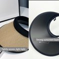 thumbnail image 3 of Chapeau Visière Grand Bord Casquette de Plage Pliable, 3 of 5