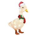 thumbnail image 4 of Ilumina la estatua la bufanda Animal que para de la fiesta de Navidad S Sunnimix Pato de iluminación, 4 of 8